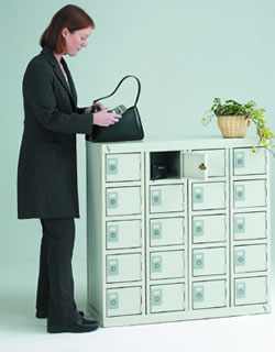 20 Compartment Personal Effects Locker